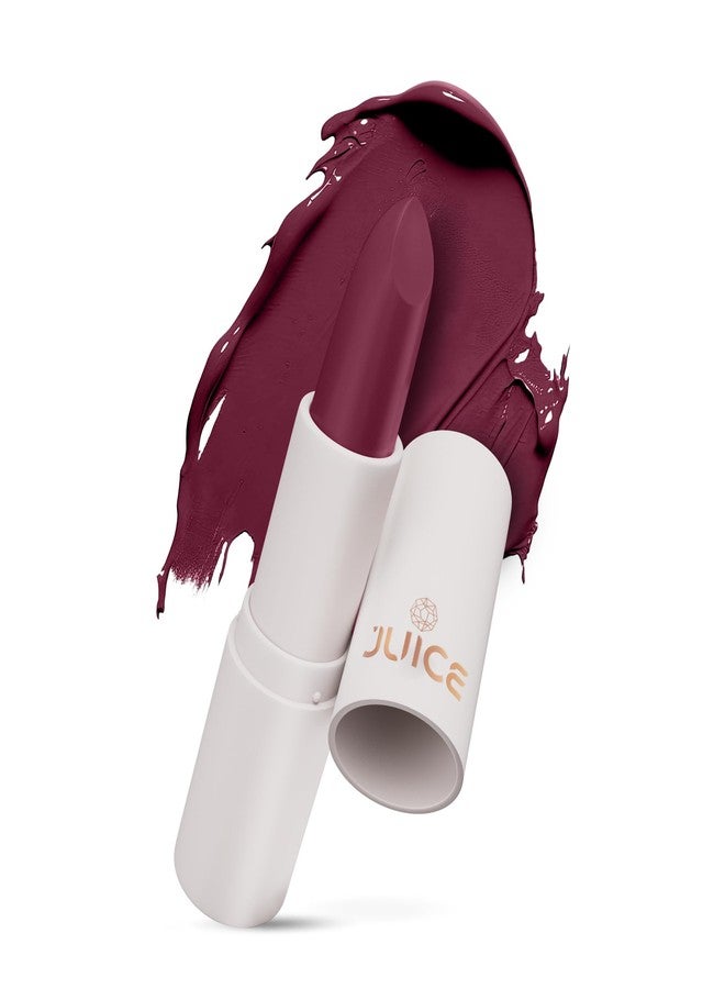 Juice Kiss Sensation Lipstick with Goodness of Bio Retinol, UV Protection & Long lasting Lipstick (Festive Maroon - M14) - Image 1