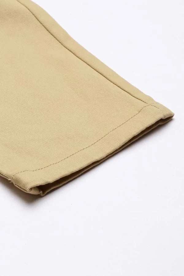 The Indian Garage Co Men Slim Fit Solid Mid-Rise Chinos