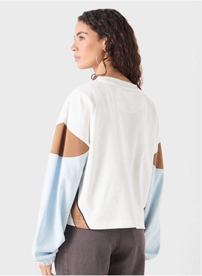 Lee Cooper Printed Crew Neck T-Shirt  - Image 2