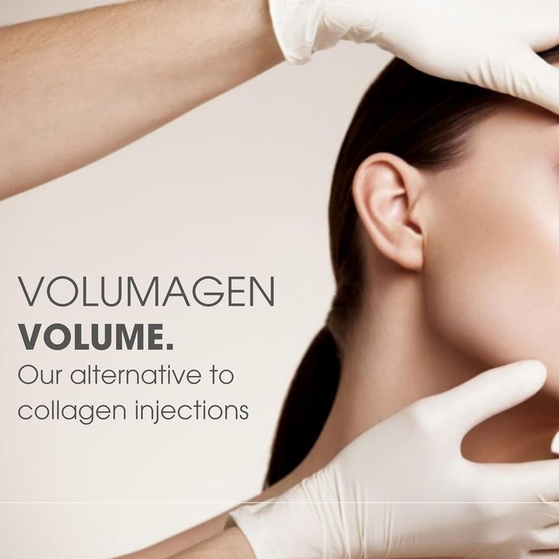Consult Beaute Volumagen Collagen AntiAging Serum for the Face Hyaluronic Acid Skin Nourishing Plumping Hydrates and Temporarily Fills for Smoother Bouncy Skin 2 Oz Duo 2 Piece Set - Image 2
