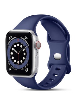 Compatible Apple Watch Bands 38 mm 40 mm 41 mm Silicone Replacement Bands Compatible with iWatch Series 9 8 7 6 5 4 3 2 1 SE Ultra for Women Men