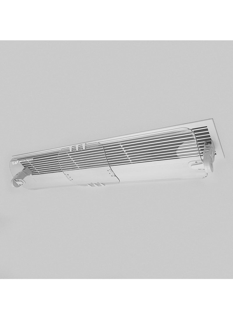 Witforms Witforms Central AC Air Flow Deflector, White Arm, Transparent Panel, Min 60cm Max 110cm, CENTRAL MODEL  - Image 4