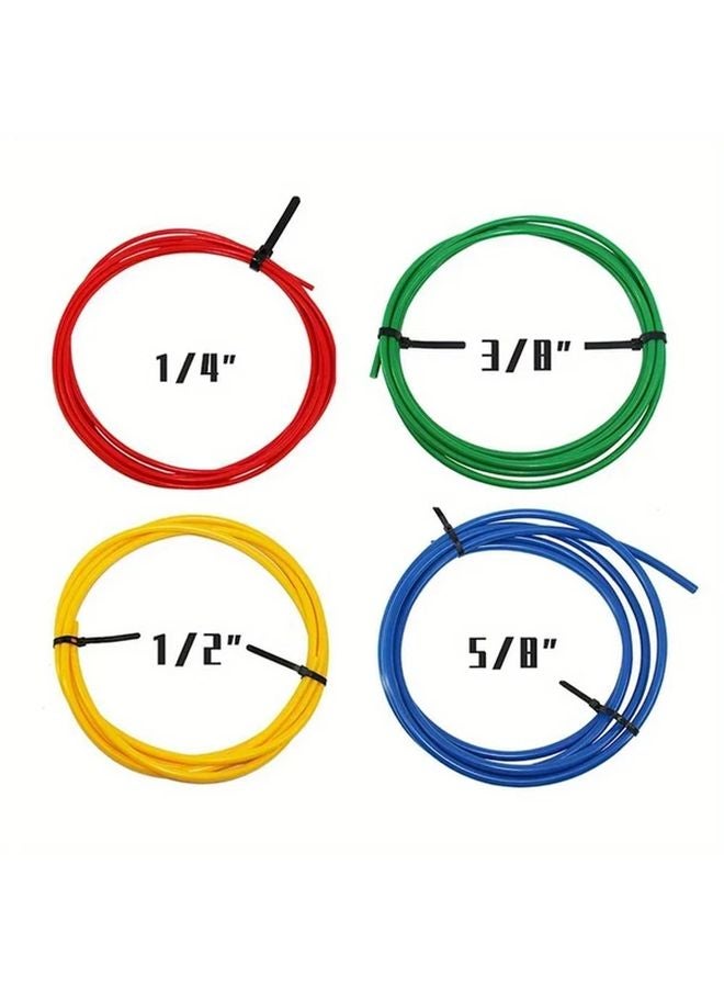 1 4 Inch Red PE Plastic Copper Tube Bender Kit Anti Deformation Pipe Protector 4 Meters - Image 3