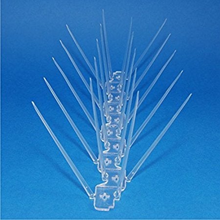 SPIKEZONE - Spikes for Bird & Pigeon, Polycarbonate Bird/Pigeon Control Spikes, Bird Spikes, Pigeon Problem Solutions, (30 Pcs Pack) - Image 1