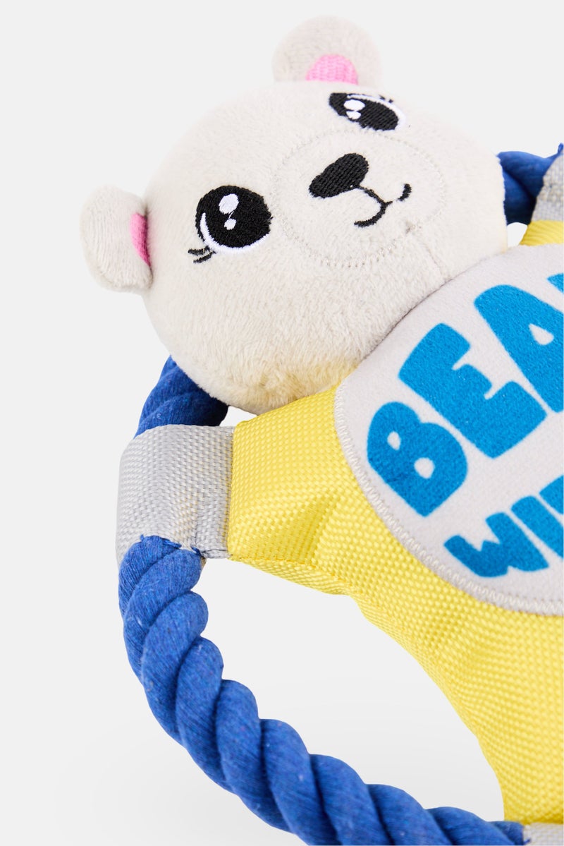 Posh Paws Bear With Me Rope Disc, Multicolor  - Image 5