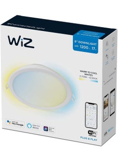 Wiz WiZ Downlight Wi-Fi BLE Tunable Whites/24W RD8" D200/827-65  - Image 1