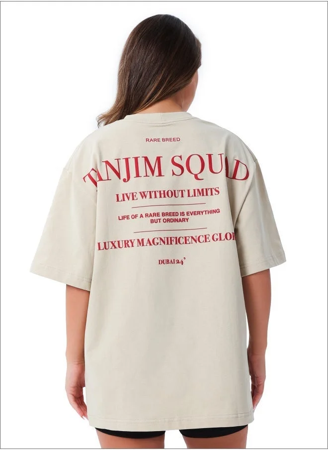 Tanjim Squad TANJIM SQUAD - VISION WOMENS T-SHIRT BEIGE