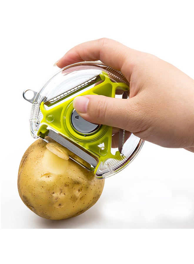 O Ozone 3 in 1 Peeler Set [ Multi Style Stainless Steel Peeler ] [ Potato Peeler Apple Peeler ] Perfect for Peeling Vegetables & Fruits [ Three Blade Design ]  - Image 4
