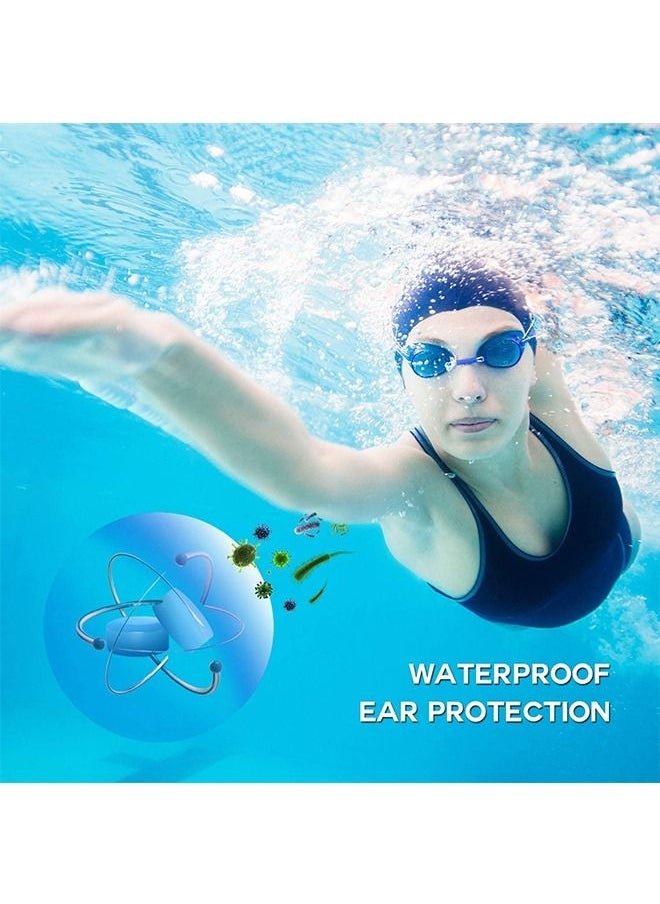 Ant - 12 Piece Sleep Earplugs，Reusable Silicone Earplugs，Sleep Earplugs with High Decibel Noise Protection，Waterproof Earplugs for Sleep Learning Snoring - Image 1