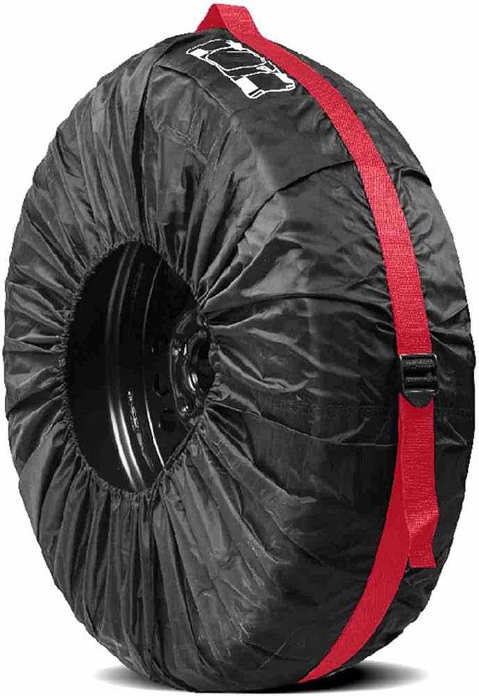Eacam Spare Tire Cover, 190T Waterproof Protection (4 Pieces Size L) - Image 2