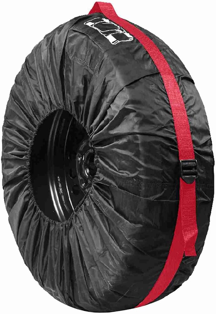 Eacam Spare Tire Cover, 190T Waterproof Protection (4 Pieces Size L) - Image 3