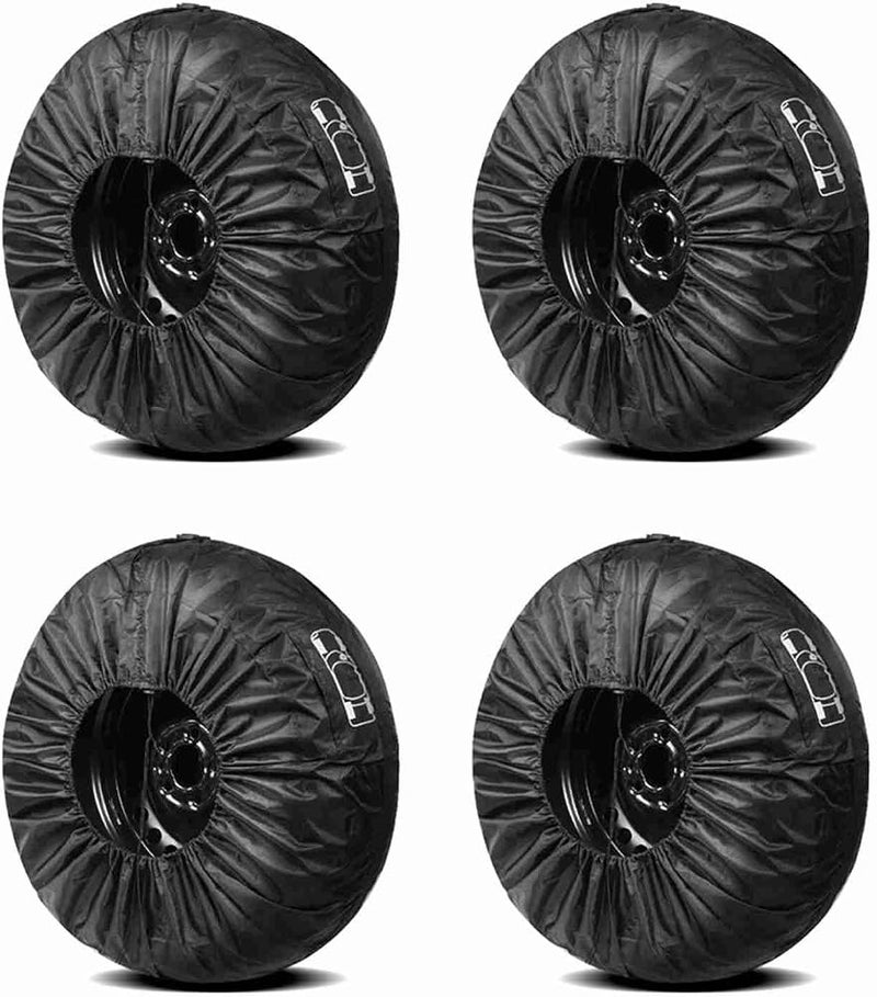 Eacam Spare Tire Cover, 190T Waterproof Protection (4 Pieces Size L) - Image 5
