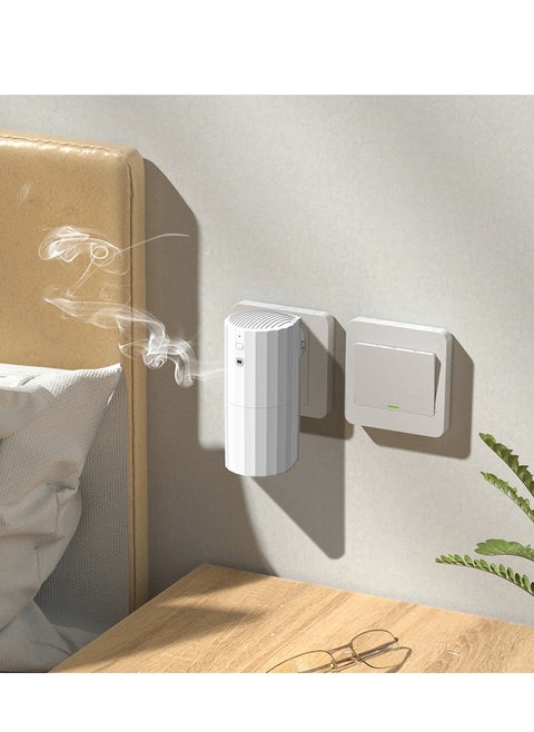 Scent Air Machine for Home, 130ml/1000 Sq. Ft Smart Aromatherapy Waterless Diffuser for Essential Oils, Desktop Aroma Diffuser for Business, Office, Spa, Living Room
