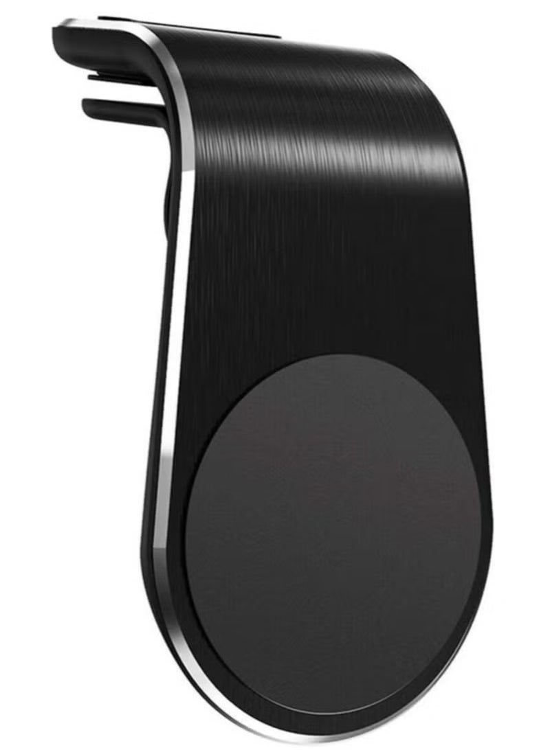 vesus Car Air Vent Mount Metal magnet bracket Holder Stand for iPhone Mobile Cell Phone GPS Navigator Holder(black) - Image 1