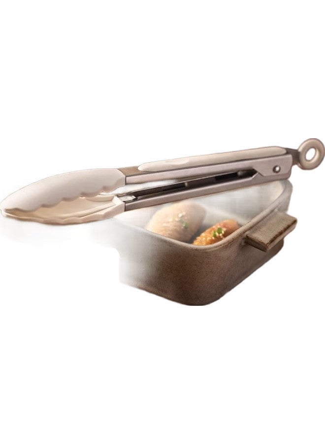 Dipple Dipuer Silicone Tongs, Kitchen Food Tongs, Commercial Heat-Resistant Anti-Scalding Tongs For Steak And Barbecue - Image 3