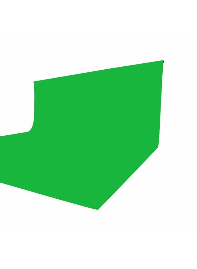 Issuntex 6X9 ft Green Background Muslin Backdrop,Photo Studio,Collapsible High Density Screen for Video Photography and Television - Image 1
