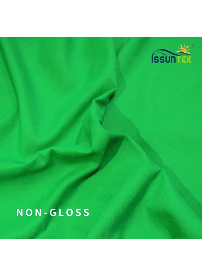 Issuntex 6X9 ft Green Background Muslin Backdrop,Photo Studio,Collapsible High Density Screen for Video Photography and Television - Image 5