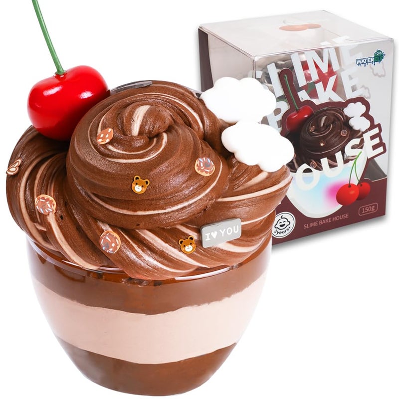 WATERELF Butter Scented Slime for Girls 1012 Big Slime for Kids Boys Party Favor Stress Relief Special Toys for Birthday Present 529 Oz BS008Cherry Cake - Image 3