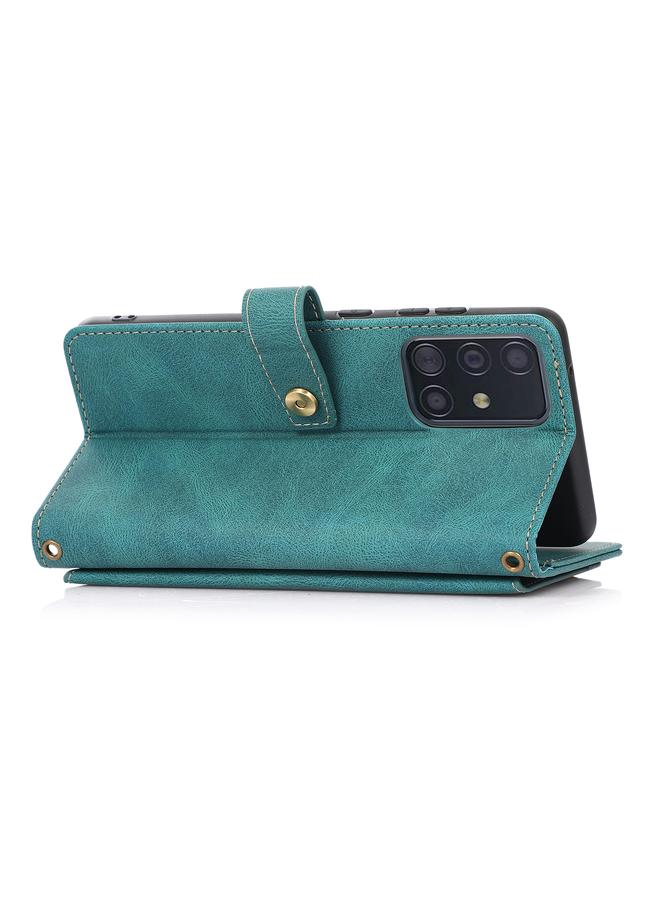 S-TOP Case For Samsung Galaxy A51 4G PU + TPU Horizontal Flip Leather Case with Holder & Card Slot & Wallet & Lanyard - Image 4