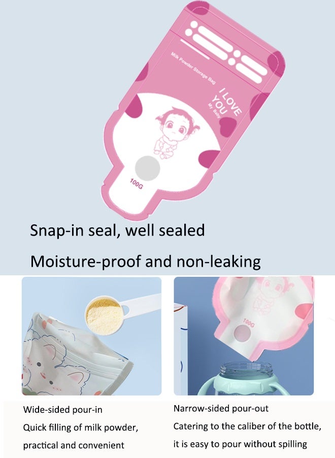 Aissiora 30PCS Baby milk sealed bag Milk powder is divided into bags Convenient milk powder pouches Disposable milk storage bags Baby milk powder is divided into bags - Image 4