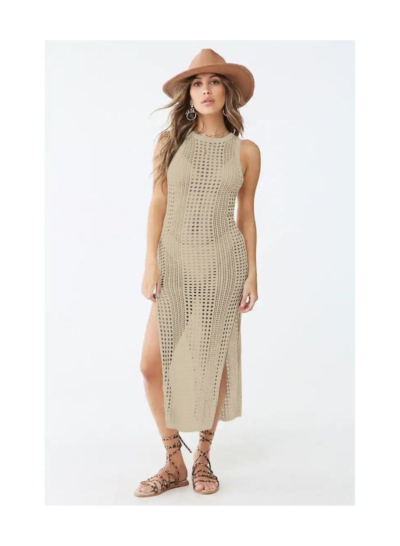 Loquat Beach Fashion Sun Protection Hollow Knit Cover - Image 1