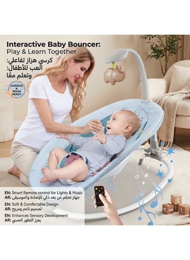 ما بيبي متعددة الوظائف كرسي هزاز للأطفال الرضع كرسي هزاز الموسيقية - Image 3