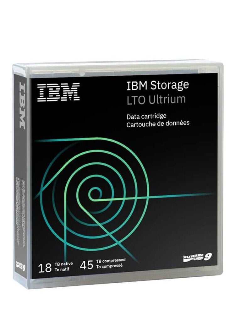 IBM - IBM LTO 9 Ultrium Data Tape Media Cartridge 18TB | 02XW568 - Image 1