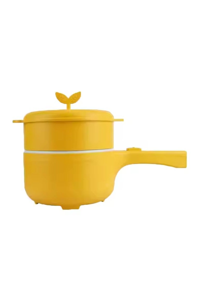 JAJEEK طباخ كهربائي محمول متعدد الوظائف مع بطانة داخلية غير لاصقة للاستخدام المنزلي والخارجي والمكتبي، طباخ أرز صغير - Image 1