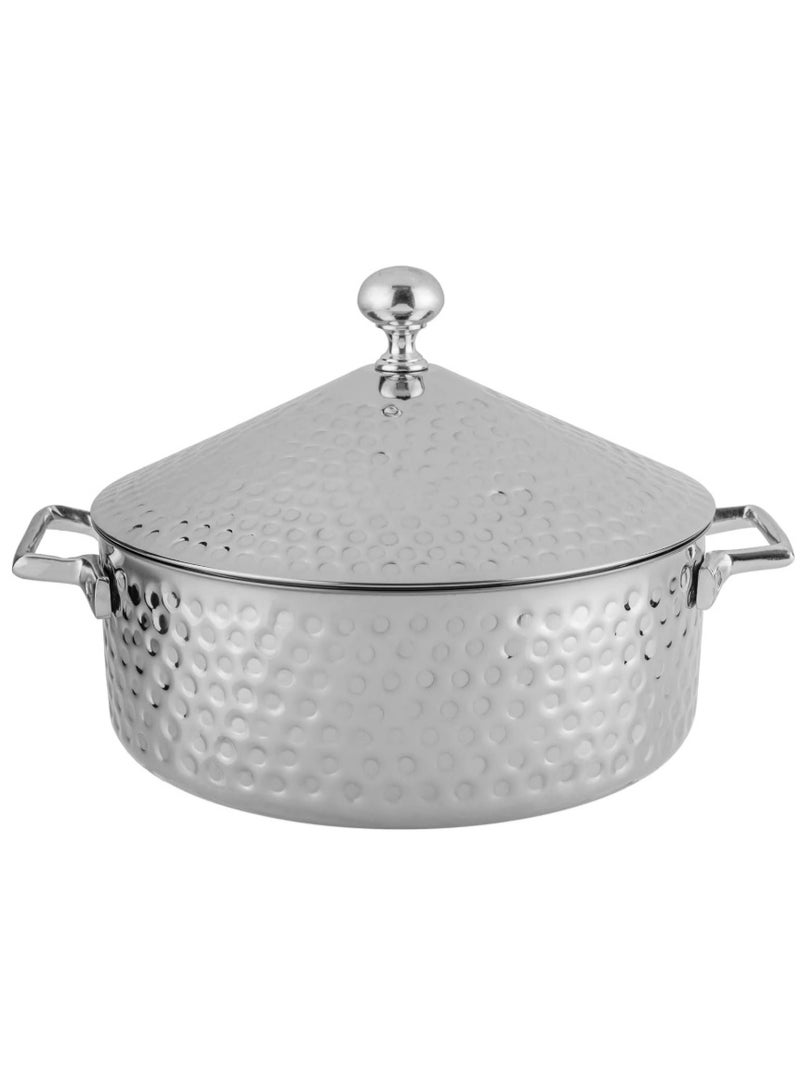 Jac Elegance Stainless Steel Dish Silver - Image 1