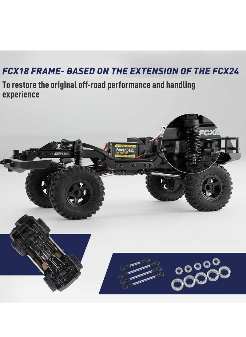 FMS 1/18 FCX18 Toyota Licensed RC Crawler with Remote, 2 Speed Switch, Battery  - Image 5