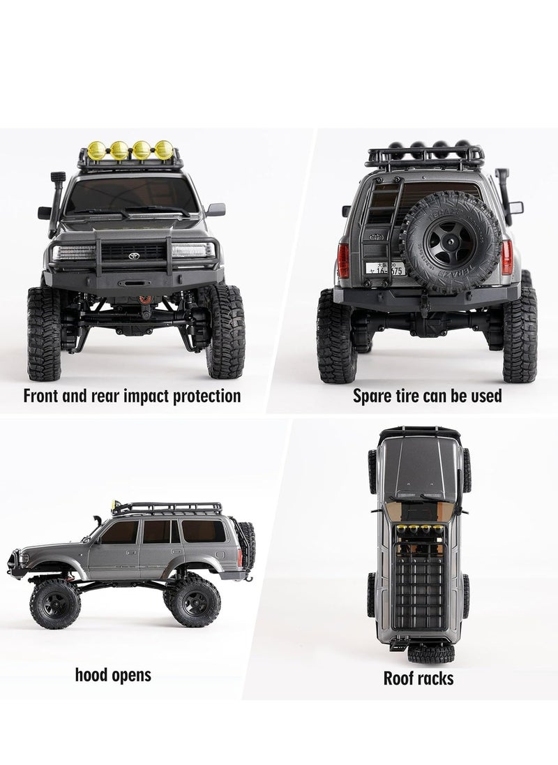 FMS 1/18 FCX18 Toyota Licensed RC Crawler with Remote, 2 Speed Switch, Battery  - Image 2