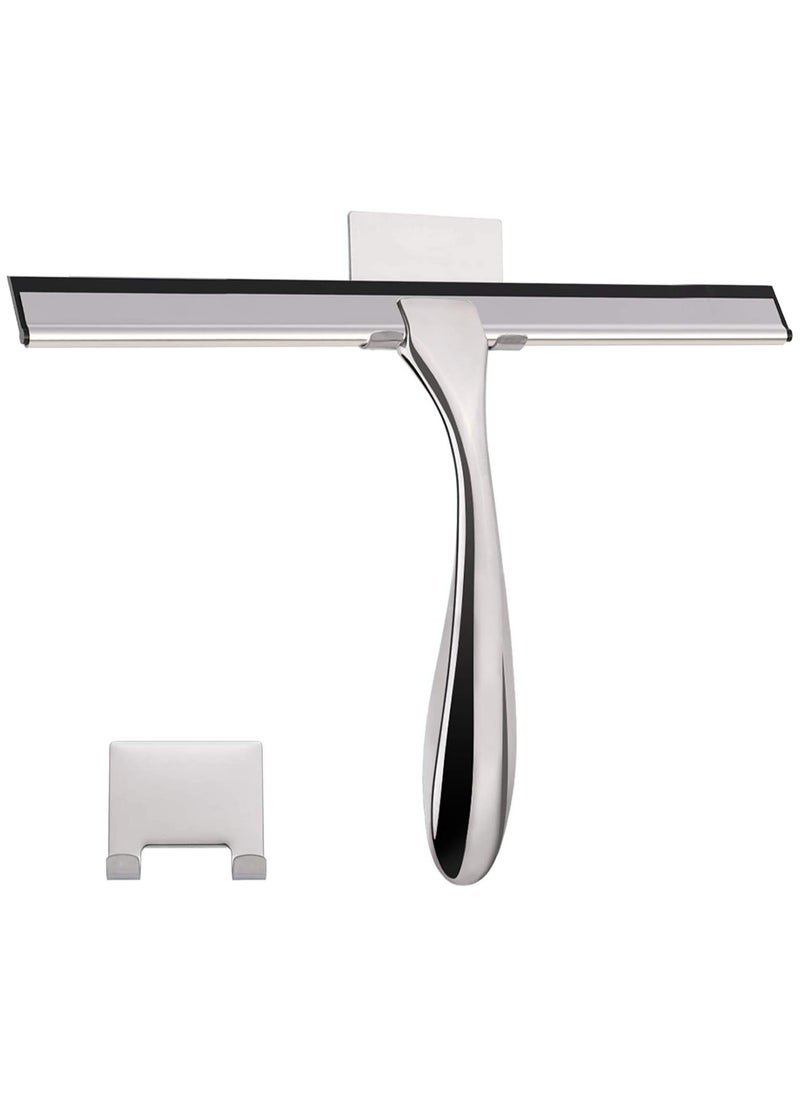 Oasisgalore 12-Inch Shower Squeegee with Hook for Bathroom, Windows, and Mirrors  - Image 1