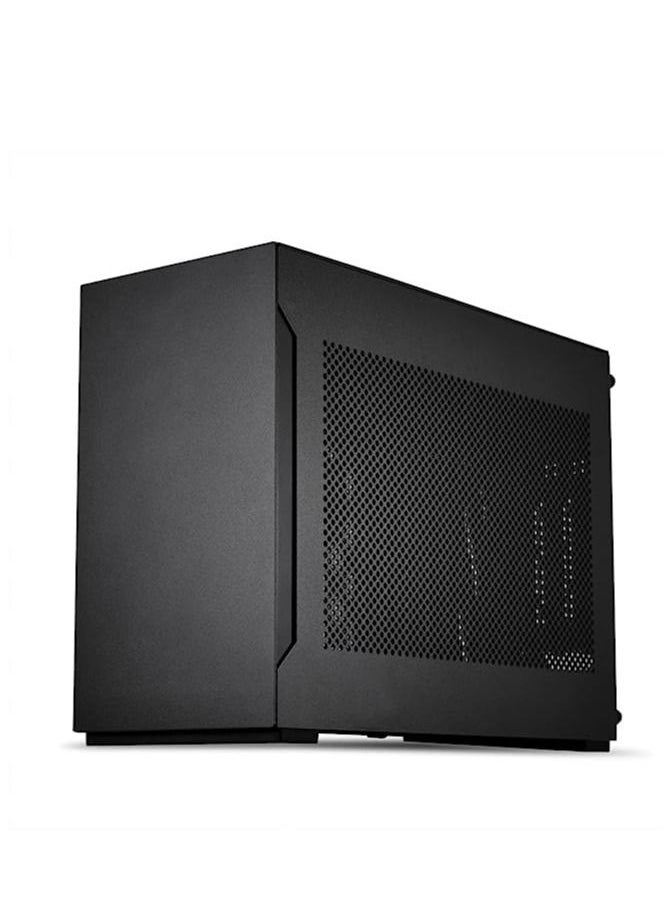 LIAN LI - LI A4-H2O Black SPCC / Aluminum Mini-ITX Computer Case, PCI4.0 Riser Card Cable Included - A4-H2O X4 BLACK - Image 1