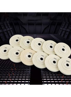 Y&D 6pcs Sponge Fiber Polishing Pads 4 Inch for Marble Tile Quartz Granite Concrete Countertop Renovation  - Image 5