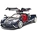 RZAPE Car Toys for Boys 1 18 Scale Diecast Cars Compatible for Pagani Huayra Dinastia Model Car Kits CollectionMetal Pull Back Cars with Light and SoundToy Cars for Boys Age 47Blue - Image 2