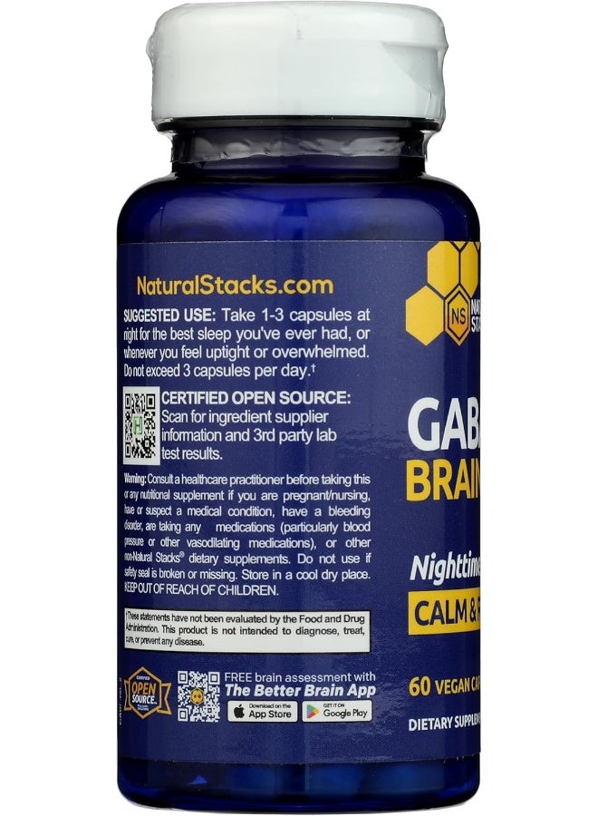 ناتشورال ستاكس مكمل جابا - للاسترخاء العميق والهدوء - 60 كبسولة - Image 4