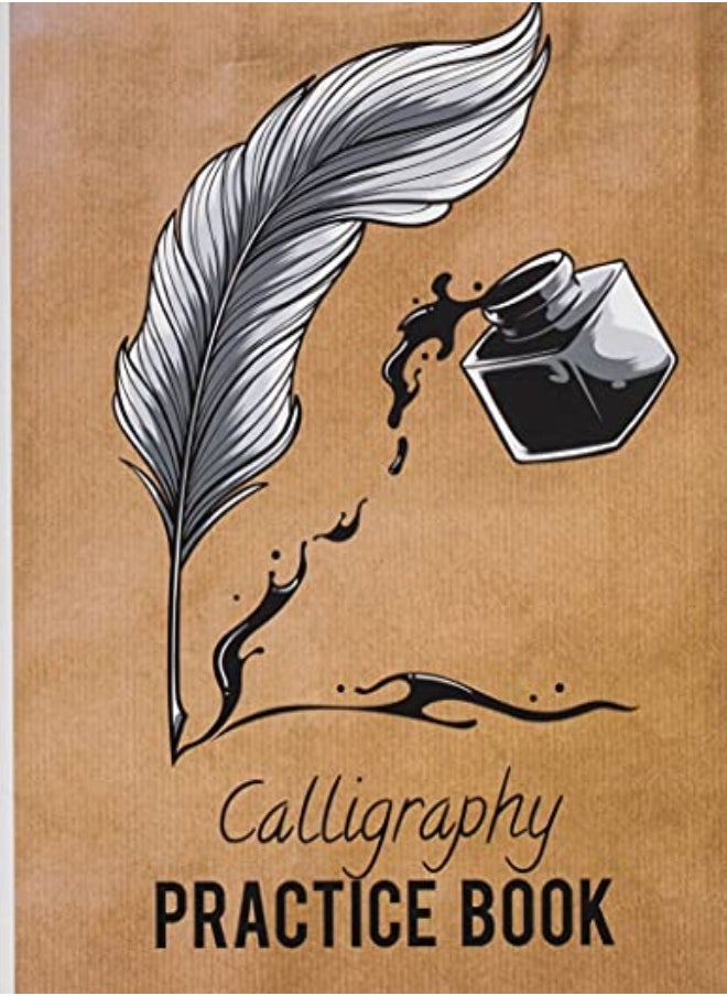 null - Calligraphy Practice Book: Beginner Practice Workbook 3sections Angles Line, Straight Line, Dual Bru - Image 1