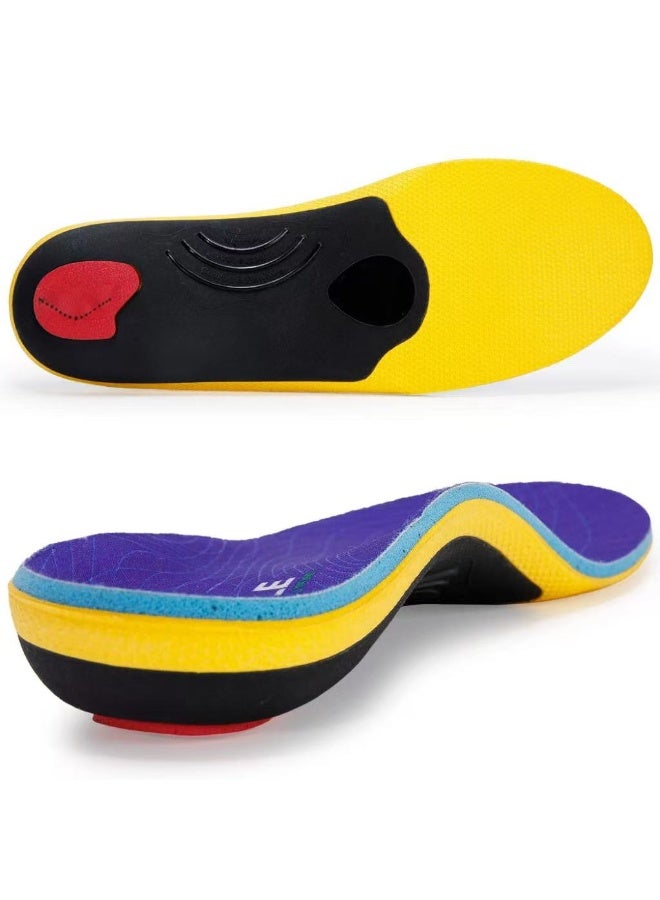 Heavy Duty Support Pain Relief Orthotics - 220+ lbs Plantar Fasciitis High Arch Support Insoles for Men Women, Flat Feet Orthotic Insert, Work Boot Shoe Insole, Absorb Shock with Every Step - Image 1