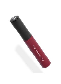 Ruby's Organics Liquid Lip Crème Lipstick ; Highly Pigmented Soft Velvet Finish Moisturising Nourishing ; Natural Organic Makeup Vegan Parabenfree For Dry Lips ; Scarlet 6.5Ml  - Image 3