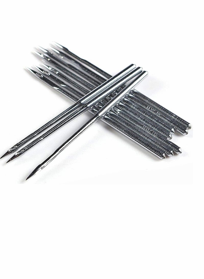 KASTWAVE Sewing Machine Needles 10 Pcs Heavy Duty Universal Sewing Tools for Singer Brother Janome Industry Sewing Machine Size 90/14 - Image 1