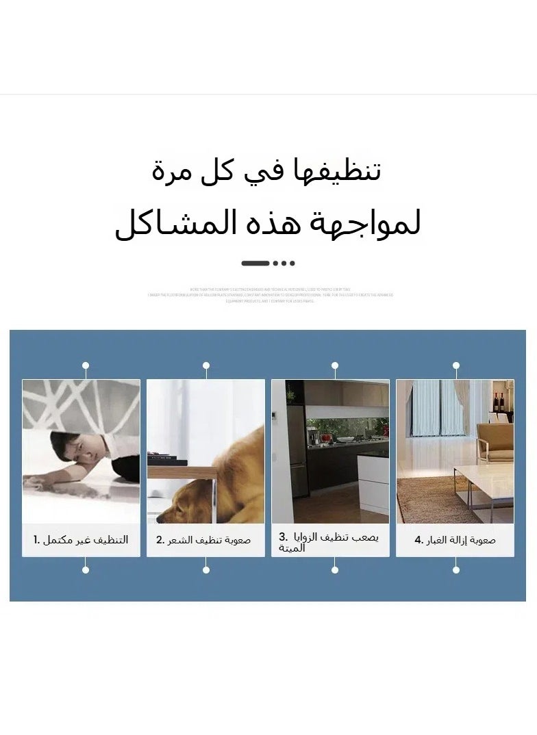 جهاز تنظيف النوافذ، يدوي صغير لاسلكي معدني، متنقل مشحون، جهاز تنظيف النوافذ للاستخدام المنزلي.