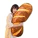 Levenkeness 3D Simulation Bread Plush PillowSoft Butter Toast Bread Food Pillow Lumbar Back Cushion Stuffed Toy for Home Decor 393 - Image 3