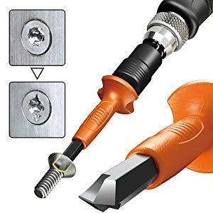 ANEX Manual Impact Driver Set for Broken Screw and Frozen Screw, Stripped Screw Extractor Set, Made in JAPAN (M3-6 Screw Remover) - Image 4