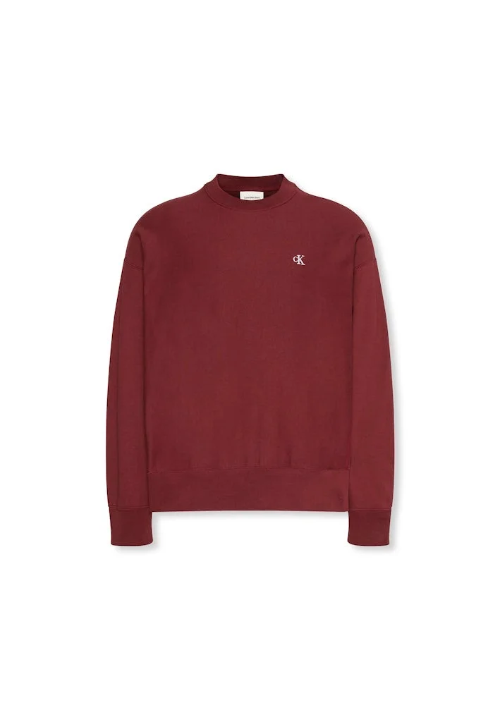 Calvin Klein Jeans Relaxed Cotton Terry Sweatshirt