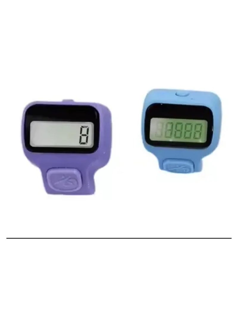 Generic - Mini Hand Tally Counter, Finger Ring, Digital Counting Machine, 6 Pieces, Multicolour - Image 1
