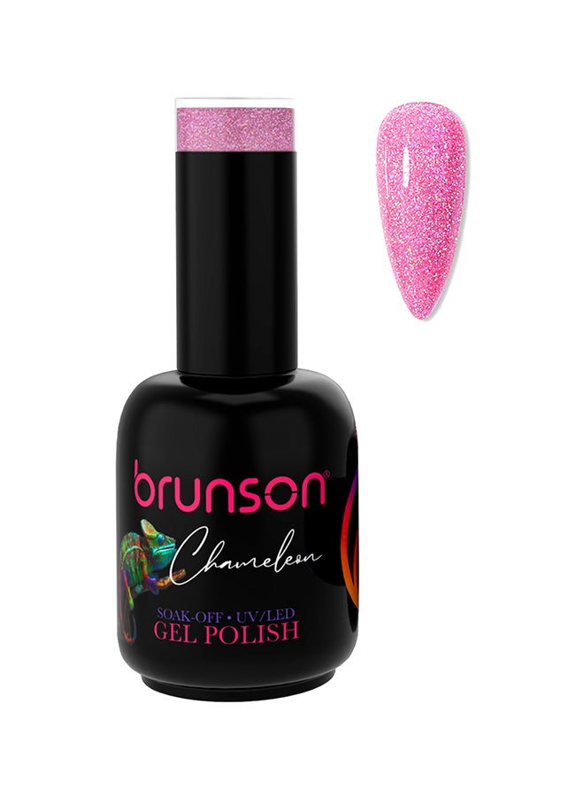 brunson 18ml Chameleon Gel Nail Polish: Glossy Shine, Long-Lasting Soak-off UV/LED Gel for Nail Art French Manicure Pedicure. Salon Quality, Chip Resistant, Trendy Sparkly Acrylic Nails. - Image 1