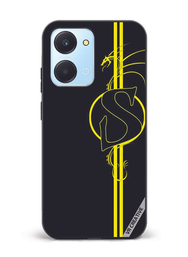 VR CREATIVE Protective Case Cover For Honor Play7T Letter S Design Multicolour - Image 1