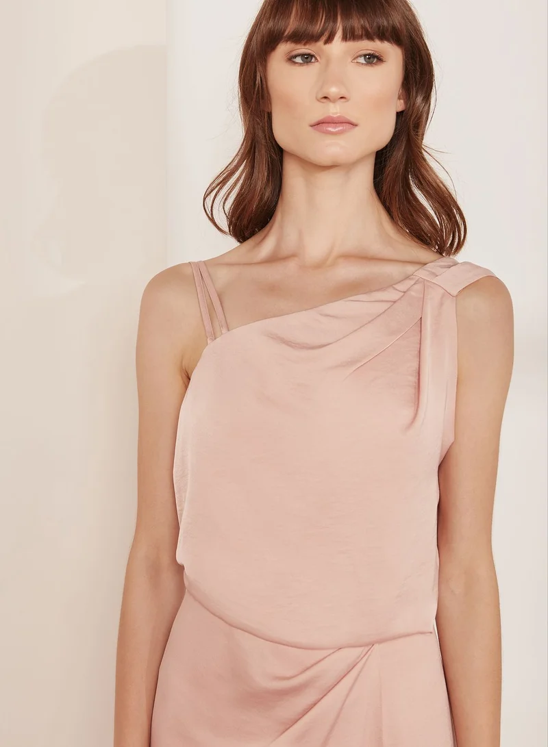 REISS One Shoulder Me Ostia Maxi Dress