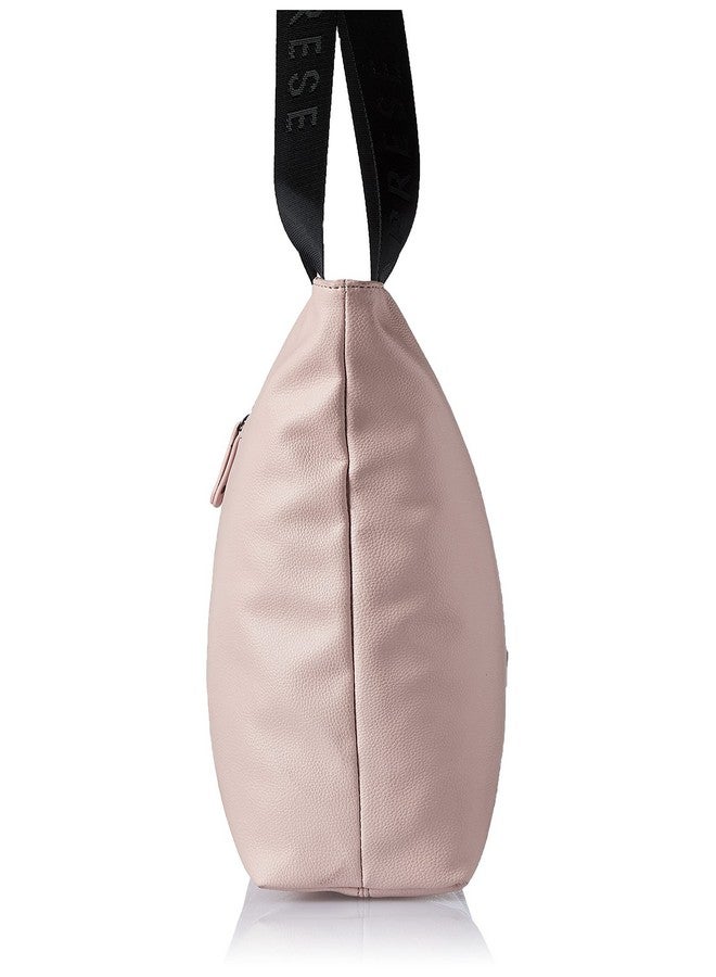 CAPRESE حقيبة توت نسائية من كابريسي ماكسي T كبيرة باللون الوردي/الأسود - Image 5