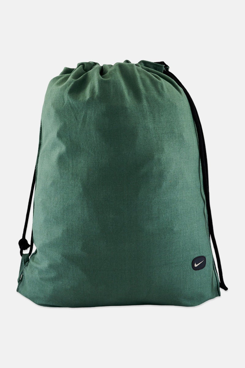Nike Men Embroidered Logo Sports Bag, Light Green - Image 1